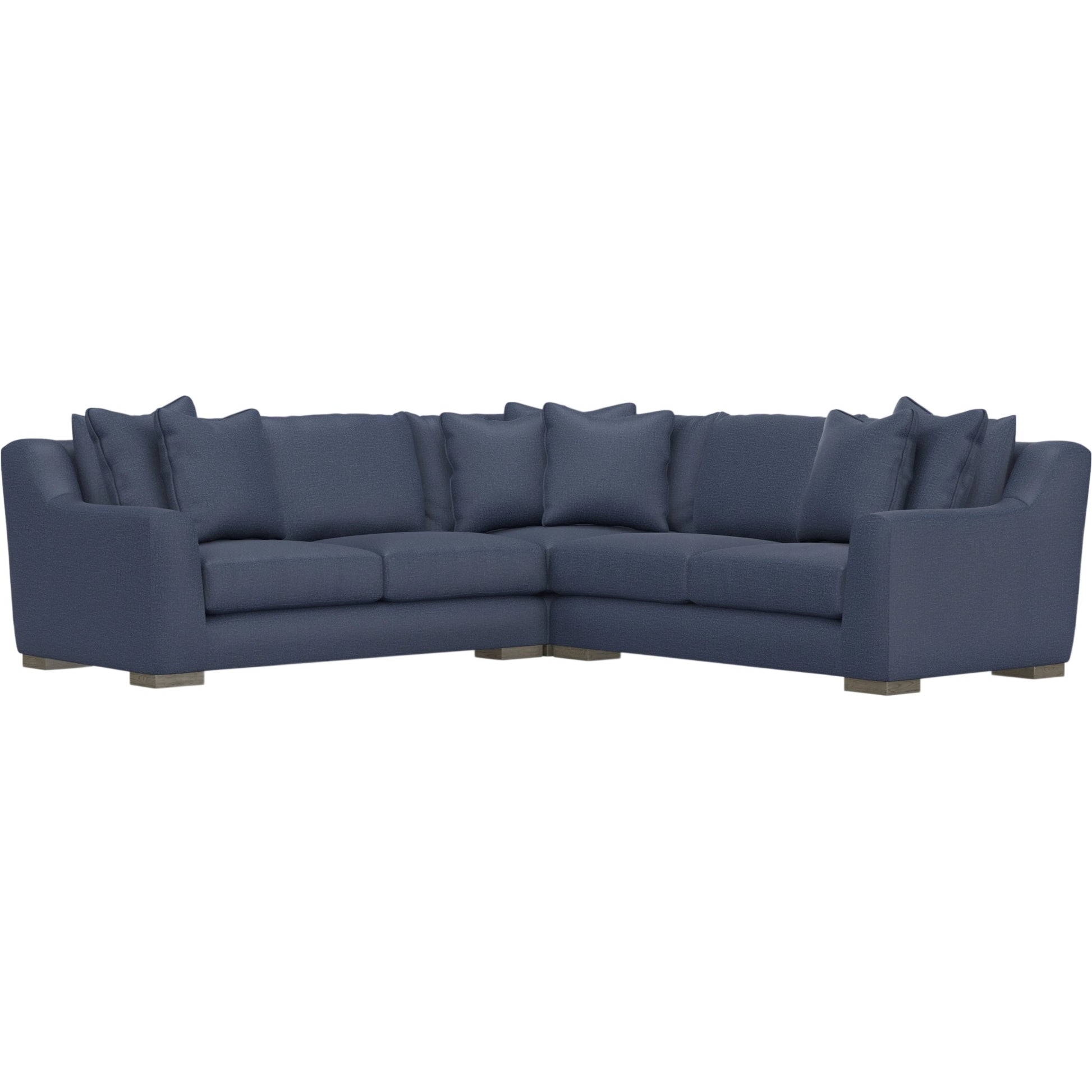 Gabi 3-Piece Fabric Sectional by Bernhardt in wdf, 789 portobello. Made from unique in a unique style.