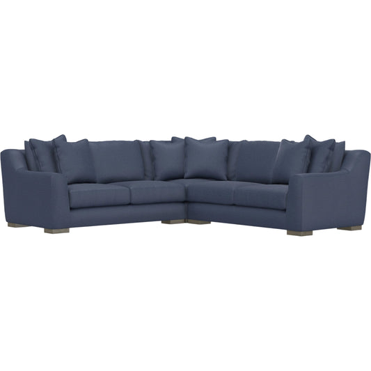 Gabi 3-Piece Fabric Sectional by Bernhardt in wdf, 789 portobello. Made from unique in a unique style.
