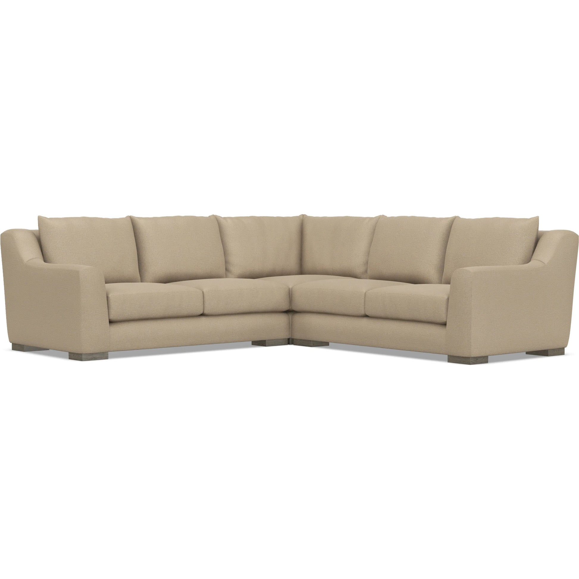 Gabi 3-Piece Fabric Sectional by Bernhardt in wdf, 789 portobello. Made from unique in a unique style.