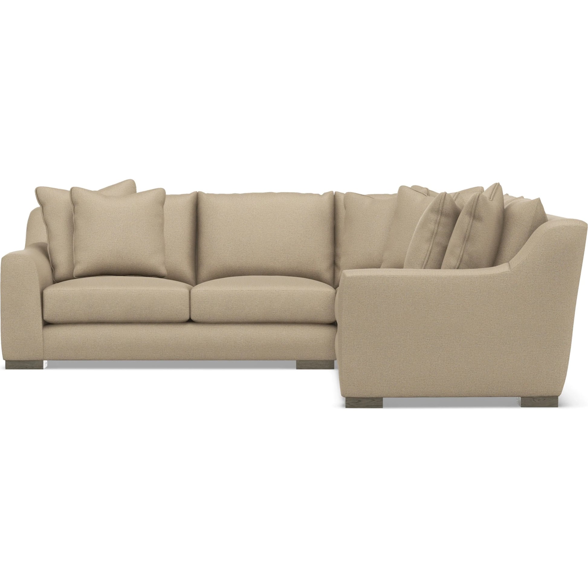 Gabi 3-Piece Fabric Sectional by Bernhardt in wdf, 789 portobello. Made from unique in a unique style.