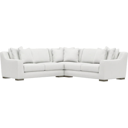 Gabi 3-Piece Fabric Sectional by Bernhardt in wdf, 789 portobello. Made from unique in a unique style.