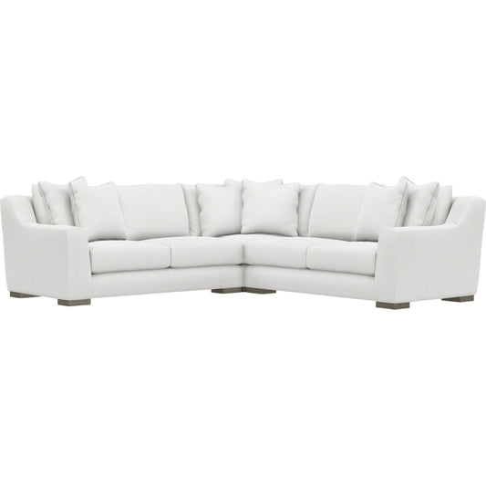 Gabi 3-Piece Fabric Sectional by Bernhardt in wdf, 789 portobello. Made from unique in a unique style.