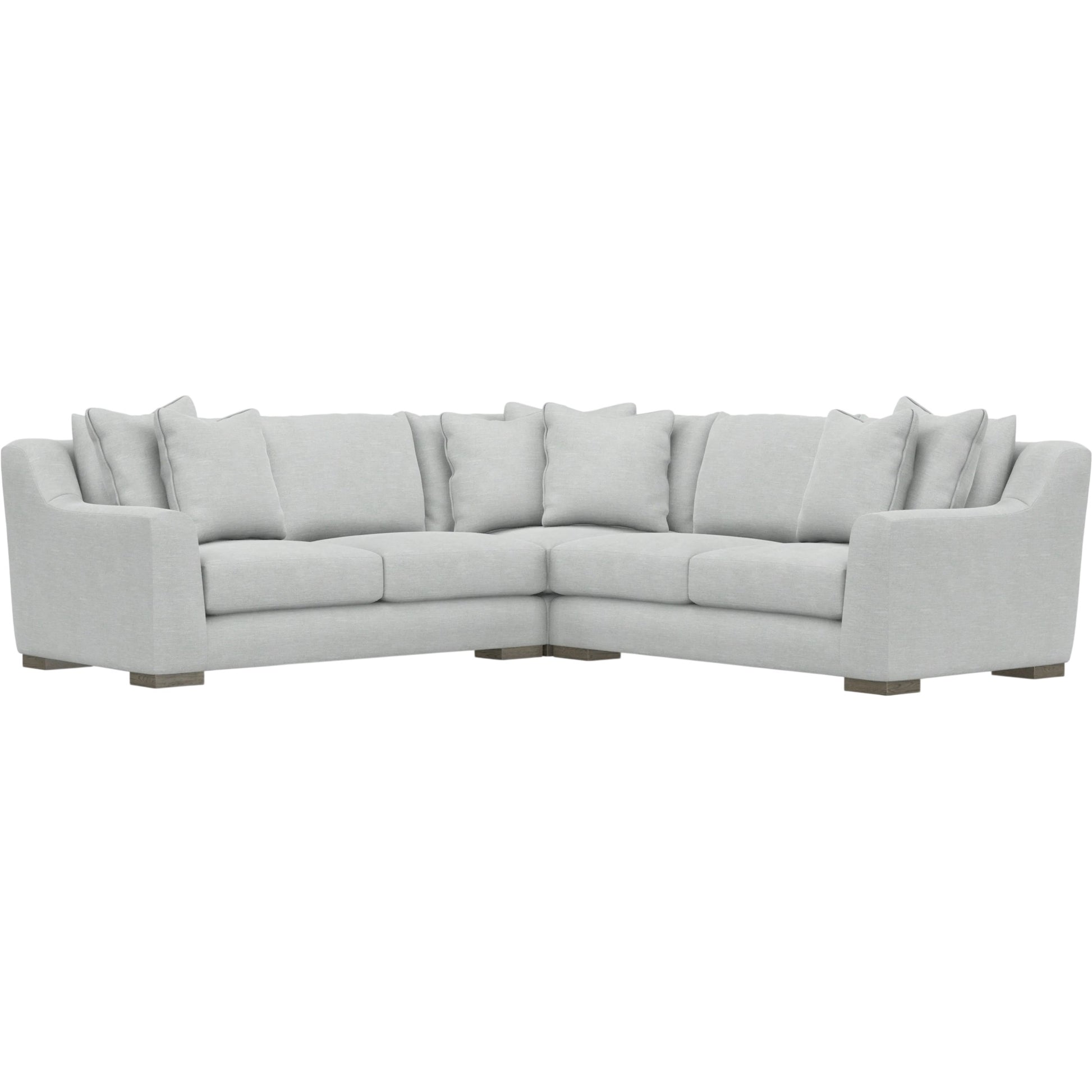 Gabi 3-Piece Fabric Sectional by Bernhardt in wdf, 789 portobello. Made from unique in a unique style.