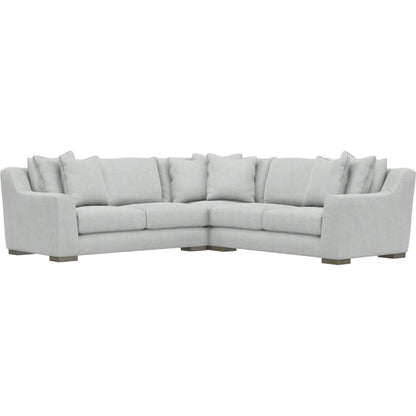 Gabi 3-Piece Fabric Sectional by Bernhardt in wdf, 789 portobello. Made from unique in a unique style.