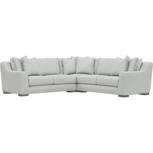 Gabi 3-Piece Fabric Sectional by Bernhardt in wdf, 789 portobello. Made from unique in a unique style.