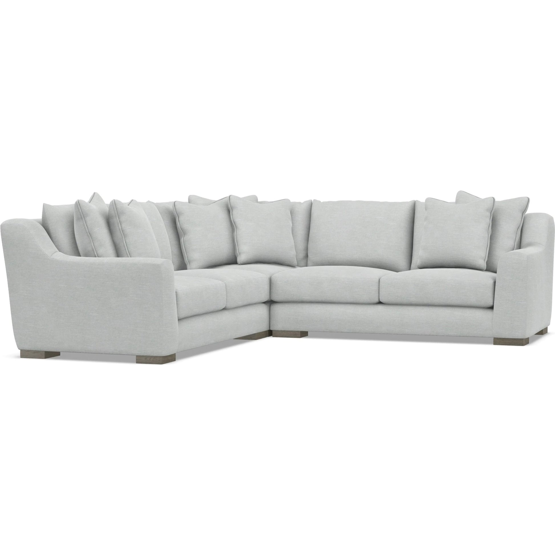 Gabi 3-Piece Fabric Sectional by Bernhardt in wdf, 789 portobello. Made from unique in a unique style.