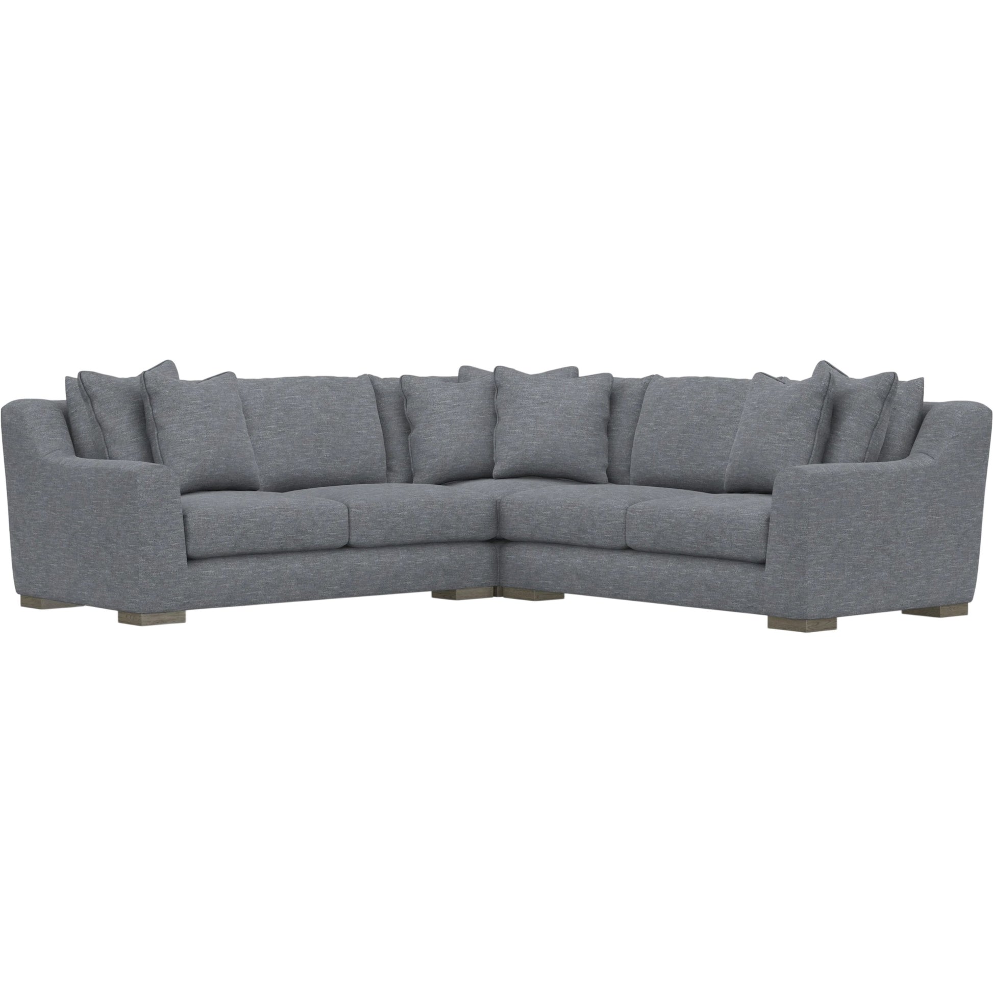 Gabi 3-Piece Fabric Sectional by Bernhardt in wdf, 789 portobello. Made from unique in a unique style.