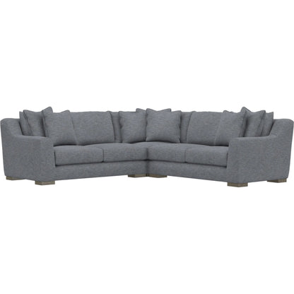 Gabi 3-Piece Fabric Sectional by Bernhardt in wdf, 789 portobello. Made from unique in a unique style.