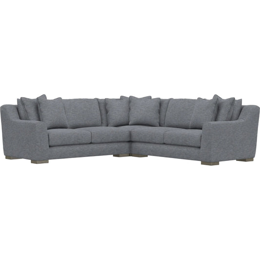 Gabi 3-Piece Fabric Sectional by Bernhardt in wdf, 789 portobello. Made from unique in a unique style.