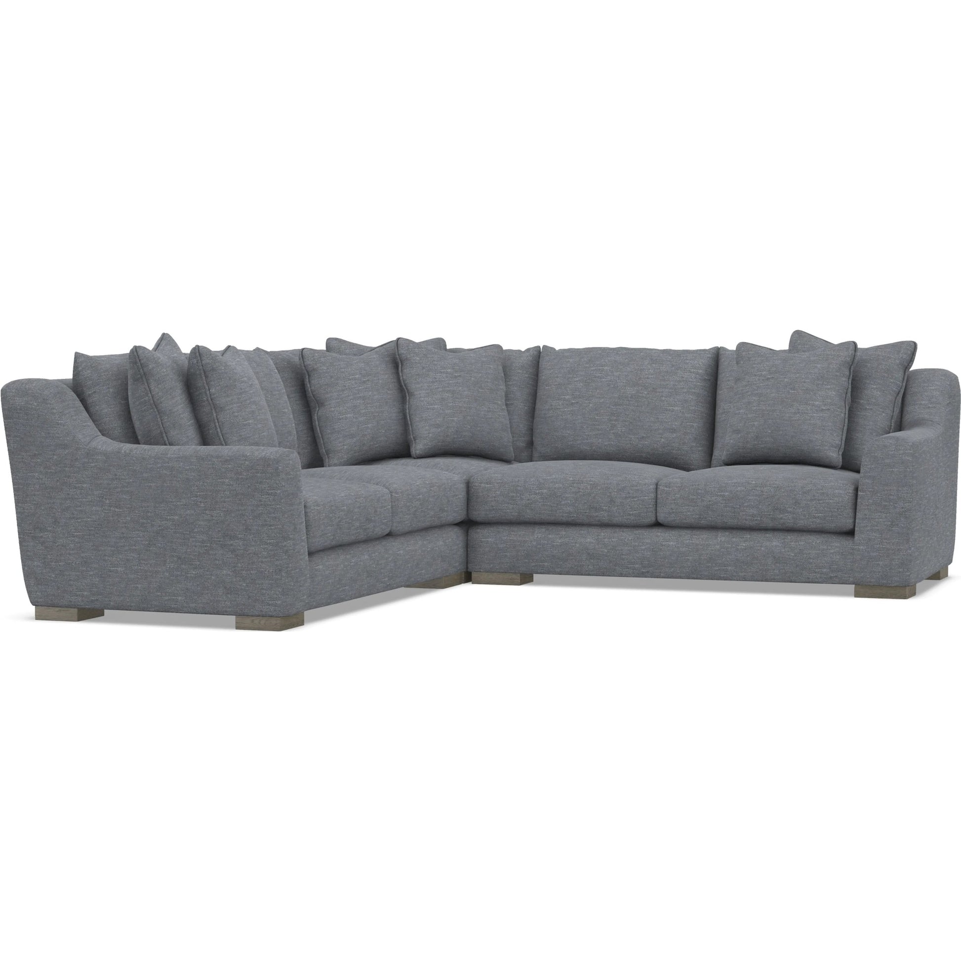 Gabi 3-Piece Fabric Sectional by Bernhardt in wdf, 789 portobello. Made from unique in a unique style.