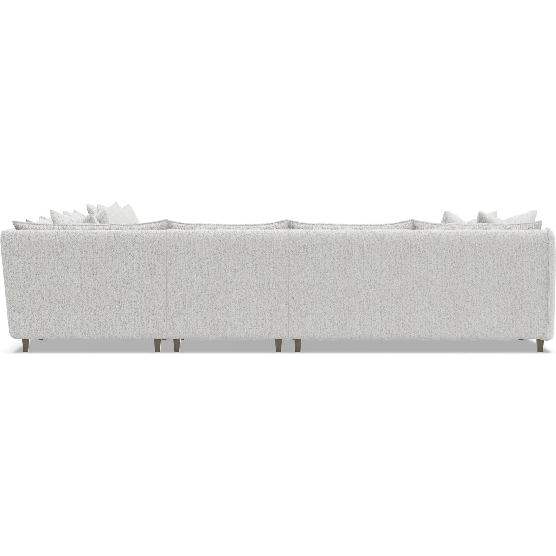 Joli 5-Piece Fabric Sectional by Bernhardt in wdf, 789 portobello. Made from unique in a unique style.
