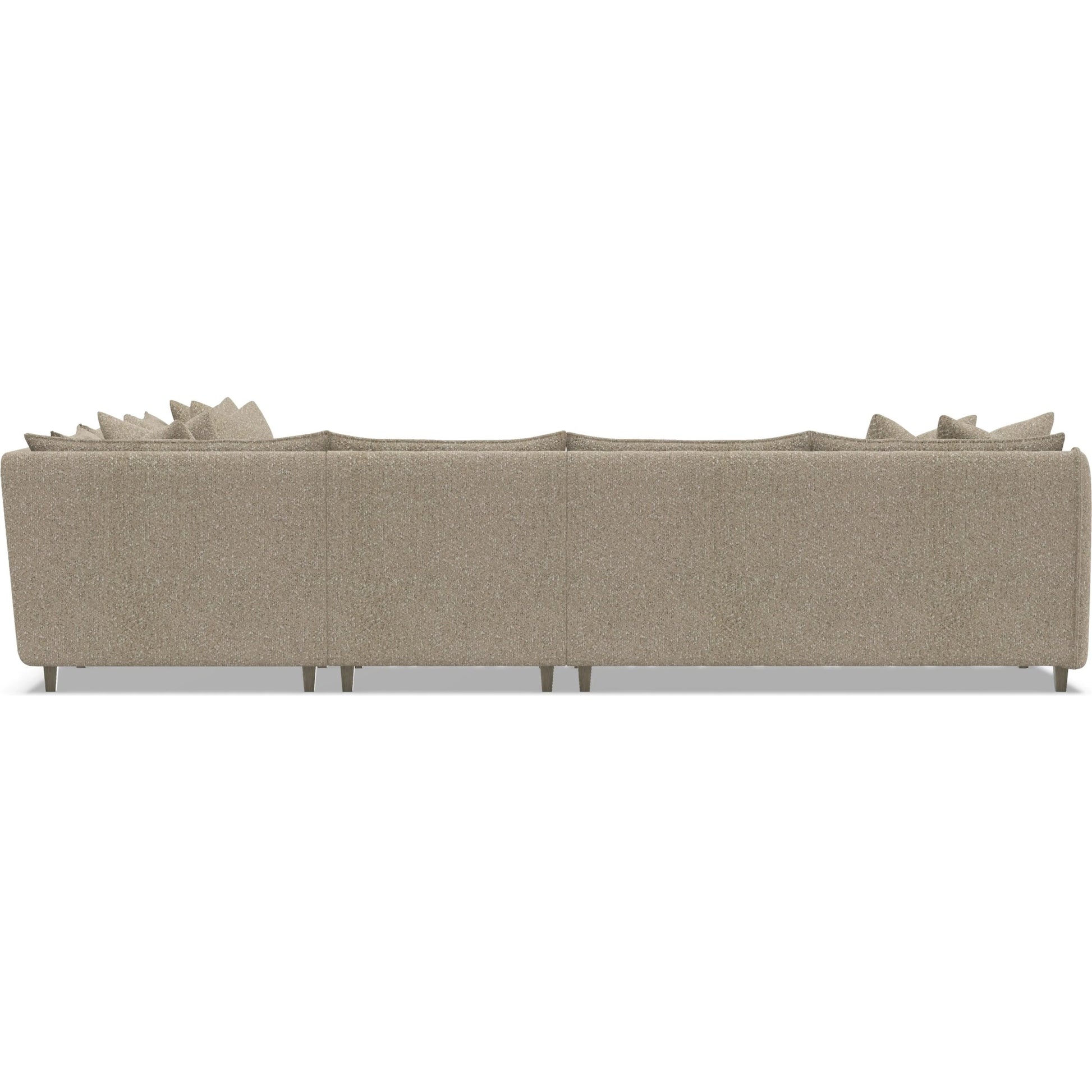 Joli 5-Piece Fabric Sectional by Bernhardt in wdf, 789 portobello. Made from unique in a unique style.