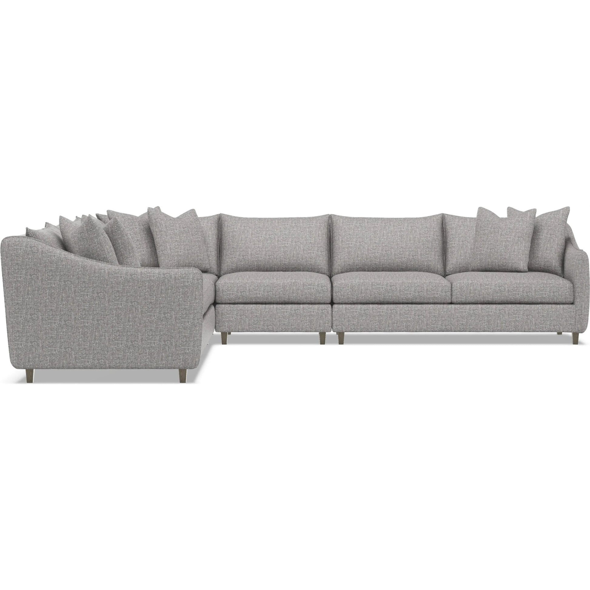 Joli 5-Piece Fabric Sectional by Bernhardt in wdf, 789 portobello. Made from unique in a unique style.
