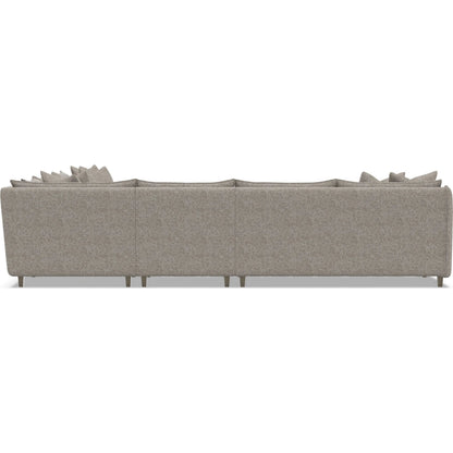 Joli 5-Piece Fabric Sectional by Bernhardt in wdf, 789 portobello. Made from unique in a unique style.