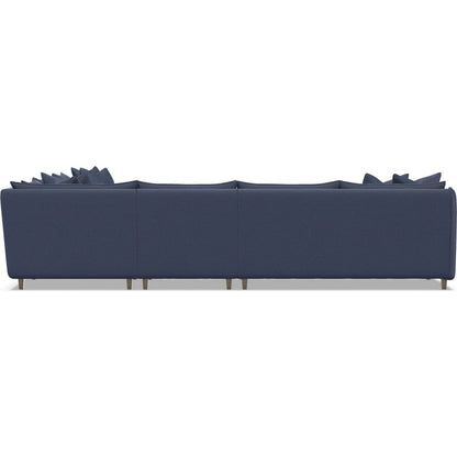 Joli 5-Piece Fabric Sectional by Bernhardt in wdf, 789 portobello. Made from unique in a unique style.