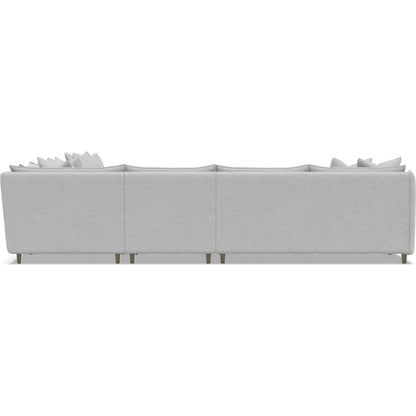 Joli 5-Piece Fabric Sectional by Bernhardt in wdf, 789 portobello. Made from unique in a unique style.