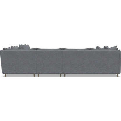 Joli 5-Piece Fabric Sectional by Bernhardt in wdf, 789 portobello. Made from unique in a unique style.