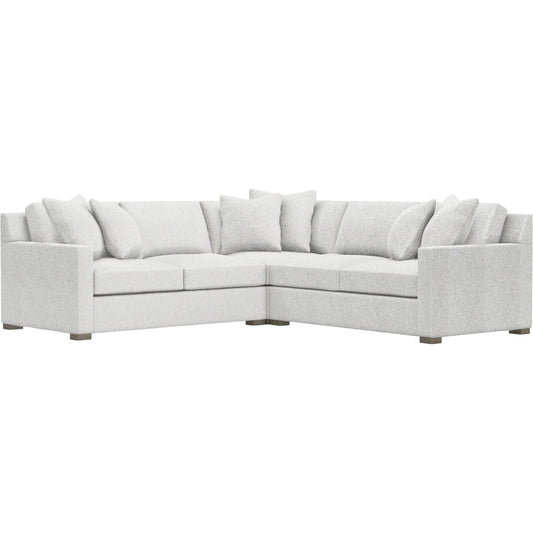 Kelsey 3-Piece Fabric Sectional by Bernhardt in wdf, 789 portobello. Made from unique in a unique style.
