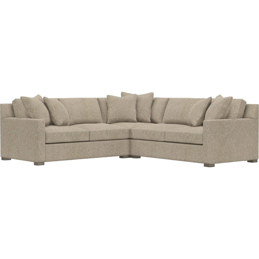 Kelsey 3-Piece Fabric Sectional by Bernhardt in wdf, 789 portobello. Made from unique in a unique style.