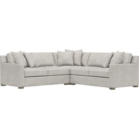 Kelsey 3-Piece Fabric Sectional by Bernhardt in wdf, 789 portobello. Made from unique in a unique style.