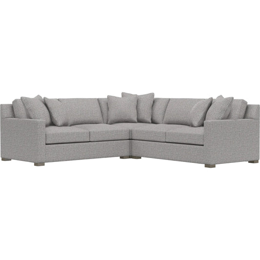 Kelsey 3-Piece Fabric Sectional by Bernhardt in wdf, 789 portobello. Made from unique in a unique style.