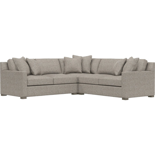 Kelsey 3-Piece Fabric Sectional by Bernhardt in wdf, 789 portobello. Made from unique in a unique style.
