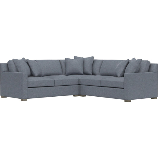 Kelsey 3-Piece Fabric Sectional by Bernhardt in wdf, 789 portobello. Made from unique in a unique style.
