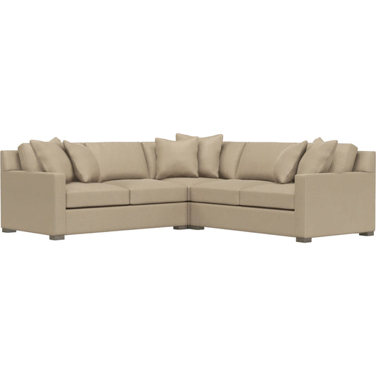 Kelsey 3-Piece Fabric Sectional by Bernhardt in wdf, 789 portobello. Made from unique in a unique style.