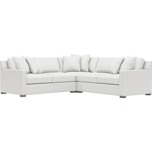 Kelsey 3-Piece Fabric Sectional by Bernhardt in wdf, 789 portobello. Made from unique in a unique style.