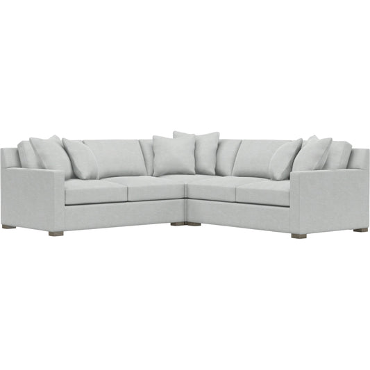 Kelsey 3-Piece Fabric Sectional by Bernhardt in wdf, 789 portobello. Made from unique in a unique style.