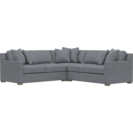 Kelsey 3-Piece Fabric Sectional by Bernhardt in wdf, 789 portobello. Made from unique in a unique style.