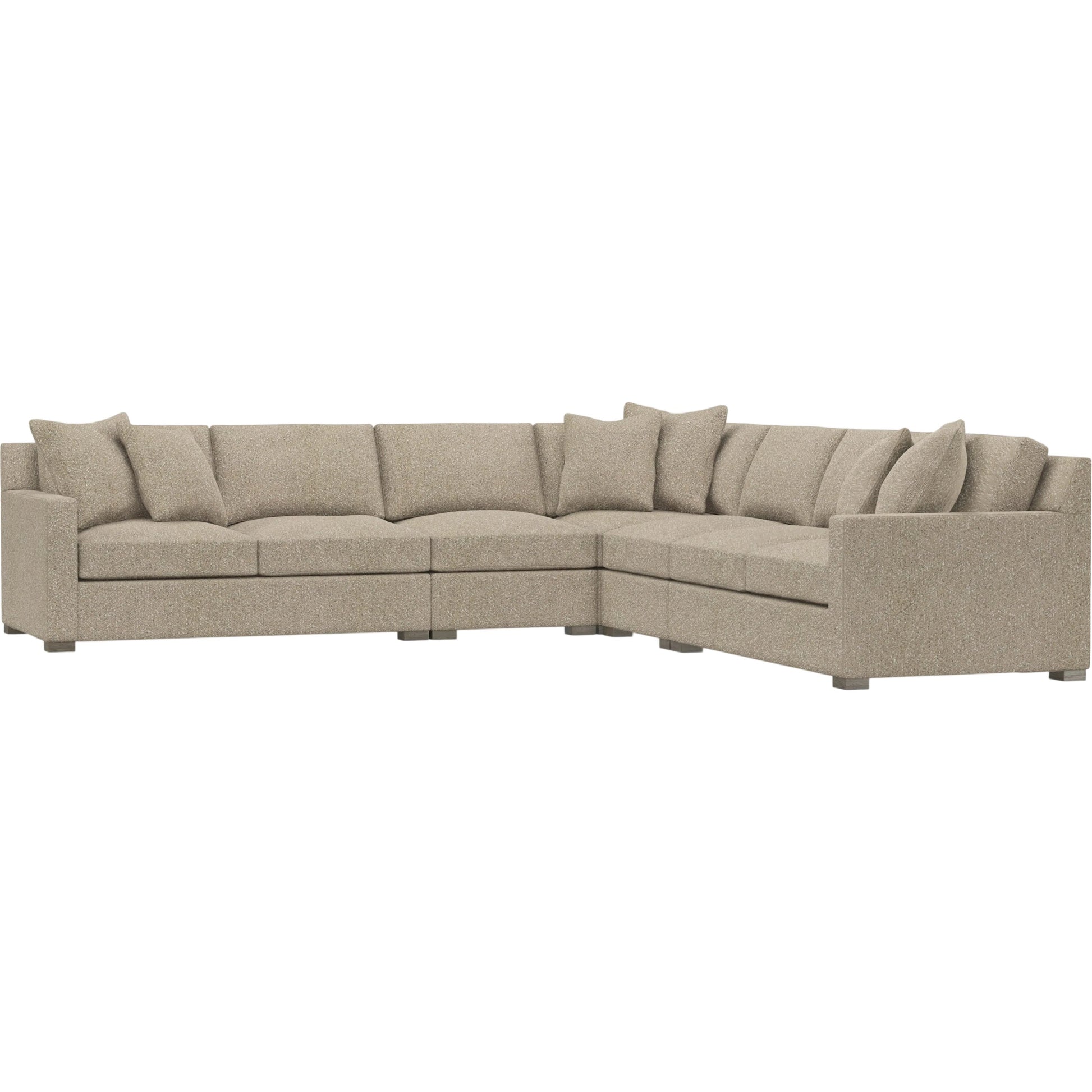 Kelsey 5-Piece Fabric Sectional by Bernhardt in wdf, 789 portobello. Made from unique in a unique style.