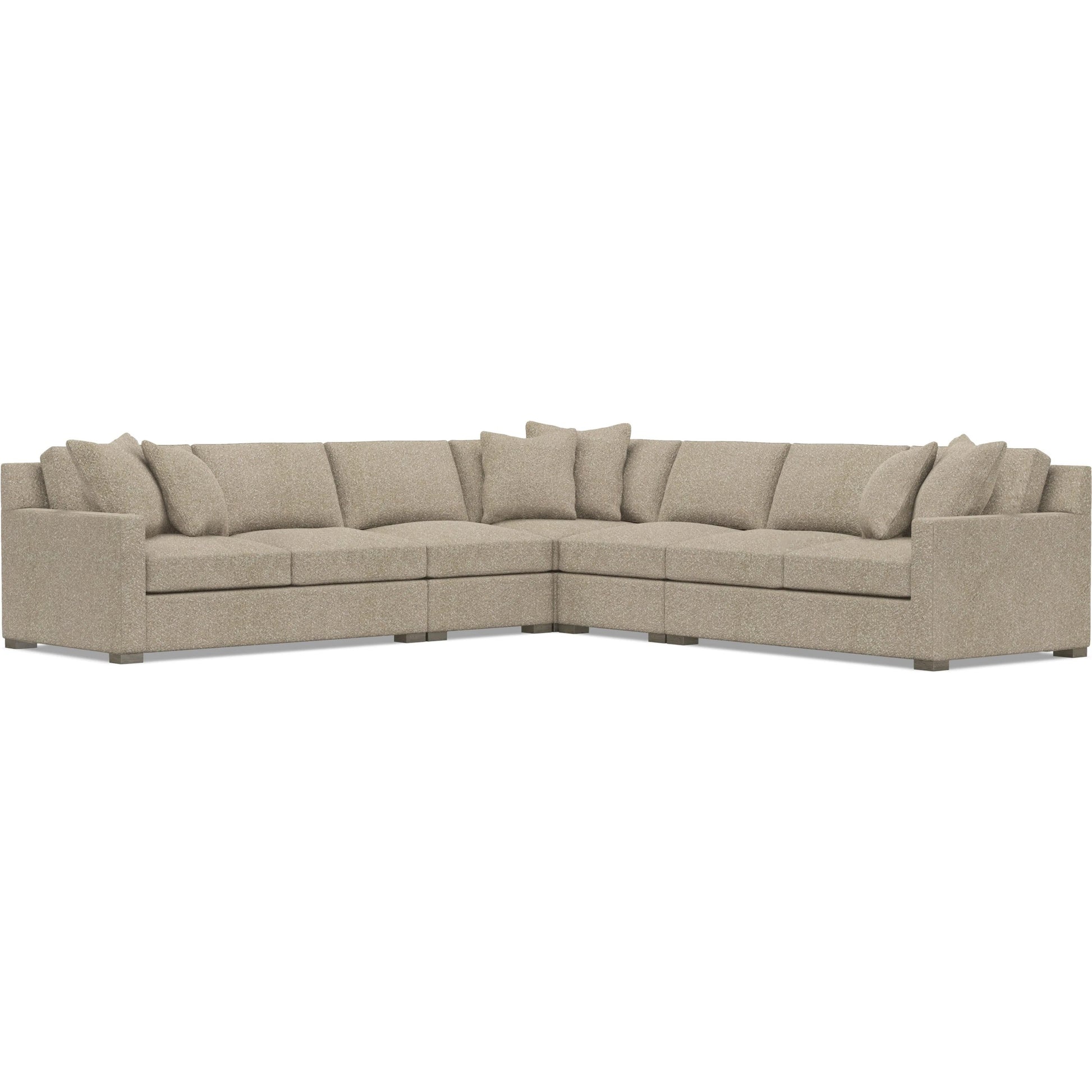 Kelsey 5-Piece Fabric Sectional by Bernhardt in wdf, 789 portobello. Made from unique in a unique style.