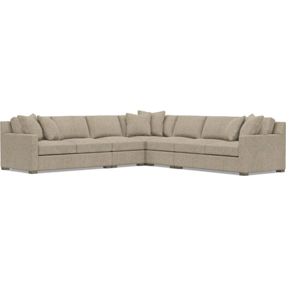 Kelsey 5-Piece Fabric Sectional by Bernhardt in wdf, 789 portobello. Made from unique in a unique style.
