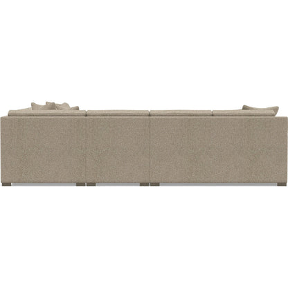 Kelsey 5-Piece Fabric Sectional by Bernhardt in wdf, 789 portobello. Made from unique in a unique style.