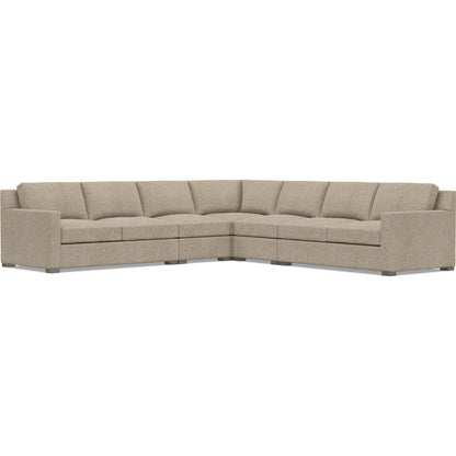 Kelsey 5-Piece Fabric Sectional by Bernhardt in wdf, 789 portobello. Made from unique in a unique style.
