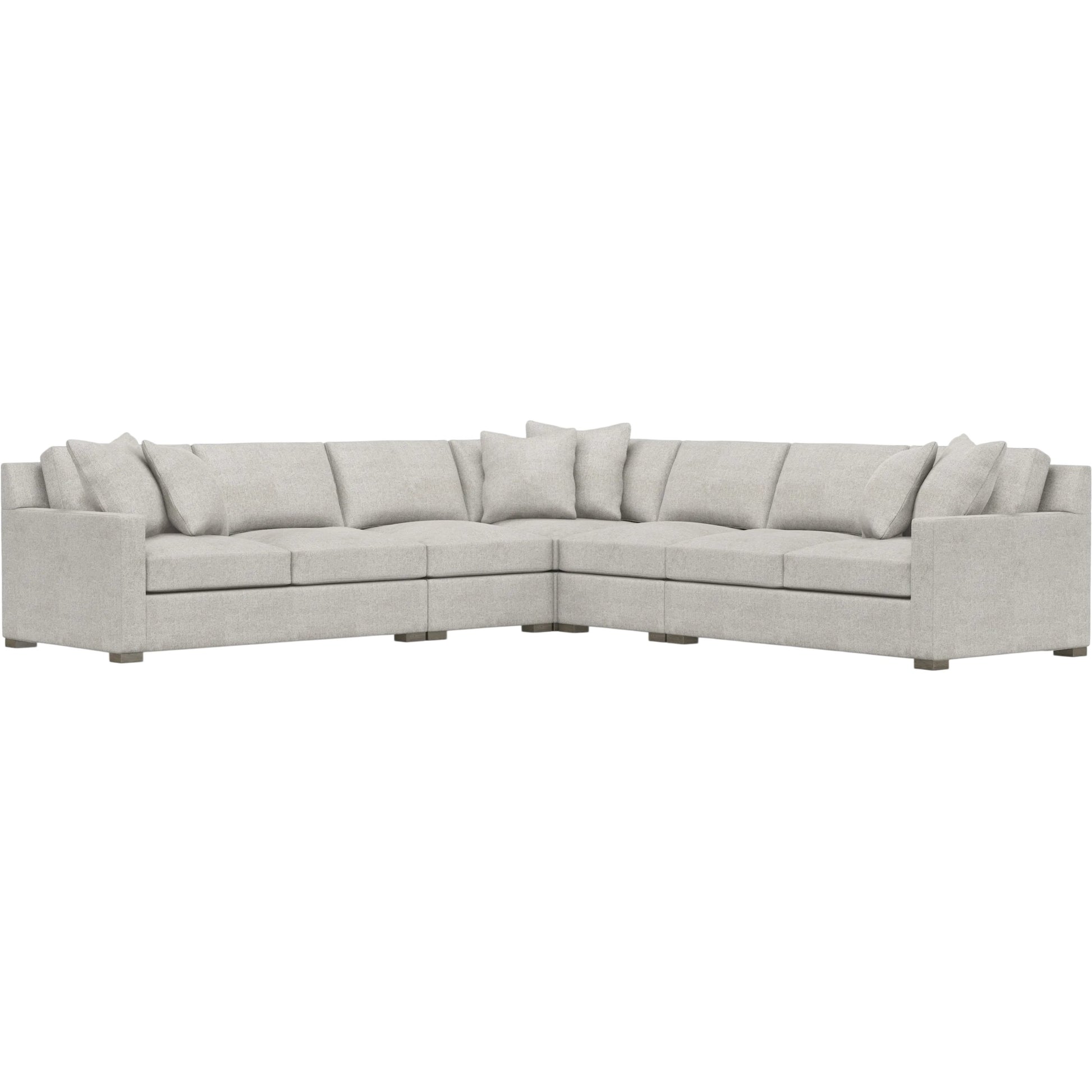 Kelsey 5-Piece Fabric Sectional by Bernhardt in wdf, 789 portobello. Made from unique in a unique style.