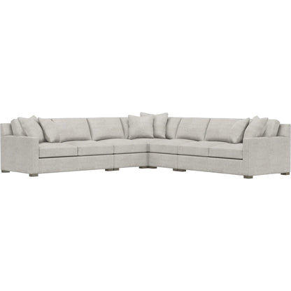 Kelsey 5-Piece Fabric Sectional by Bernhardt in wdf, 789 portobello. Made from unique in a unique style.
