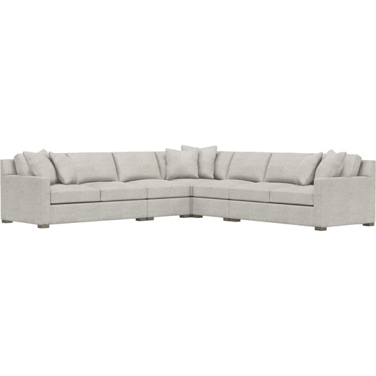 Kelsey 5-Piece Fabric Sectional by Bernhardt in wdf, 789 portobello. Made from unique in a unique style.