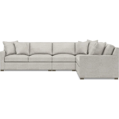 Kelsey 5-Piece Fabric Sectional by Bernhardt in wdf, 789 portobello. Made from unique in a unique style.