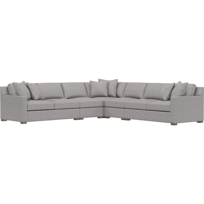 Kelsey 5-Piece Fabric Sectional by Bernhardt in wdf, 789 portobello. Made from unique in a unique style.