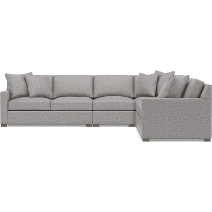Kelsey 5-Piece Fabric Sectional by Bernhardt in wdf, 789 portobello. Made from unique in a unique style.