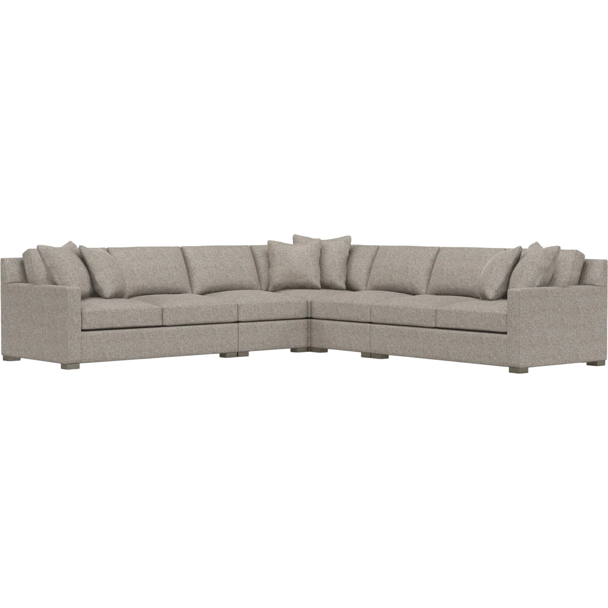 Kelsey 5-Piece Fabric Sectional by Bernhardt in wdf, 789 portobello. Made from unique in a unique style.