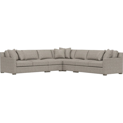Kelsey 5-Piece Fabric Sectional by Bernhardt in wdf, 789 portobello. Made from unique in a unique style.