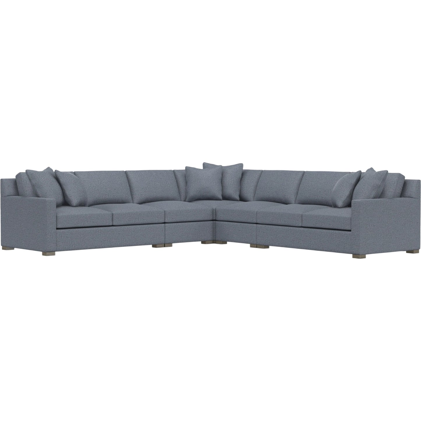 027 SI-2634854 | Primary Silo | Kelsey 5-Piece Fabric Sectional by Bernhardt in wdf, 789 portobello. Made from unique in a unique style.