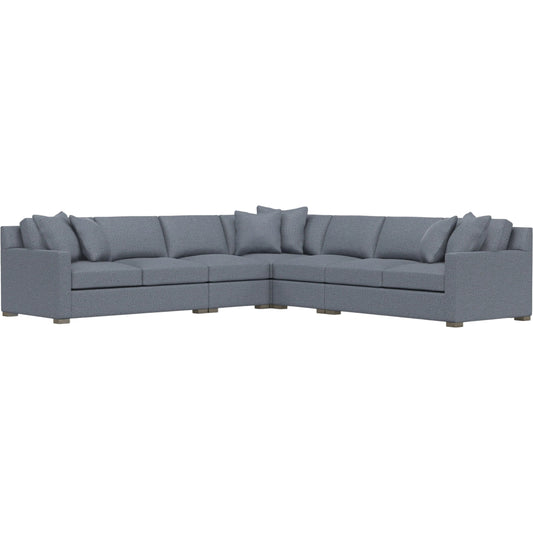 Kelsey 5-Piece Fabric Sectional by Bernhardt in wdf, 789 portobello. Made from unique in a unique style.