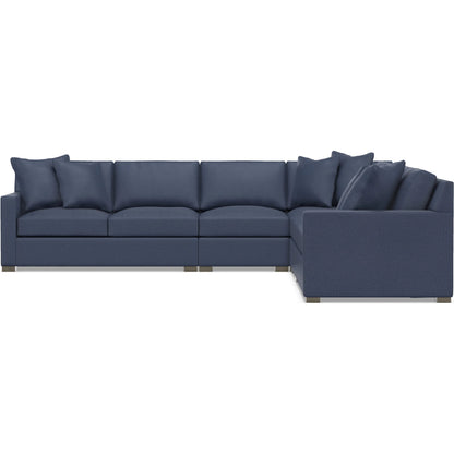 Kelsey 5-Piece Fabric Sectional by Bernhardt in wdf, 789 portobello. Made from unique in a unique style.