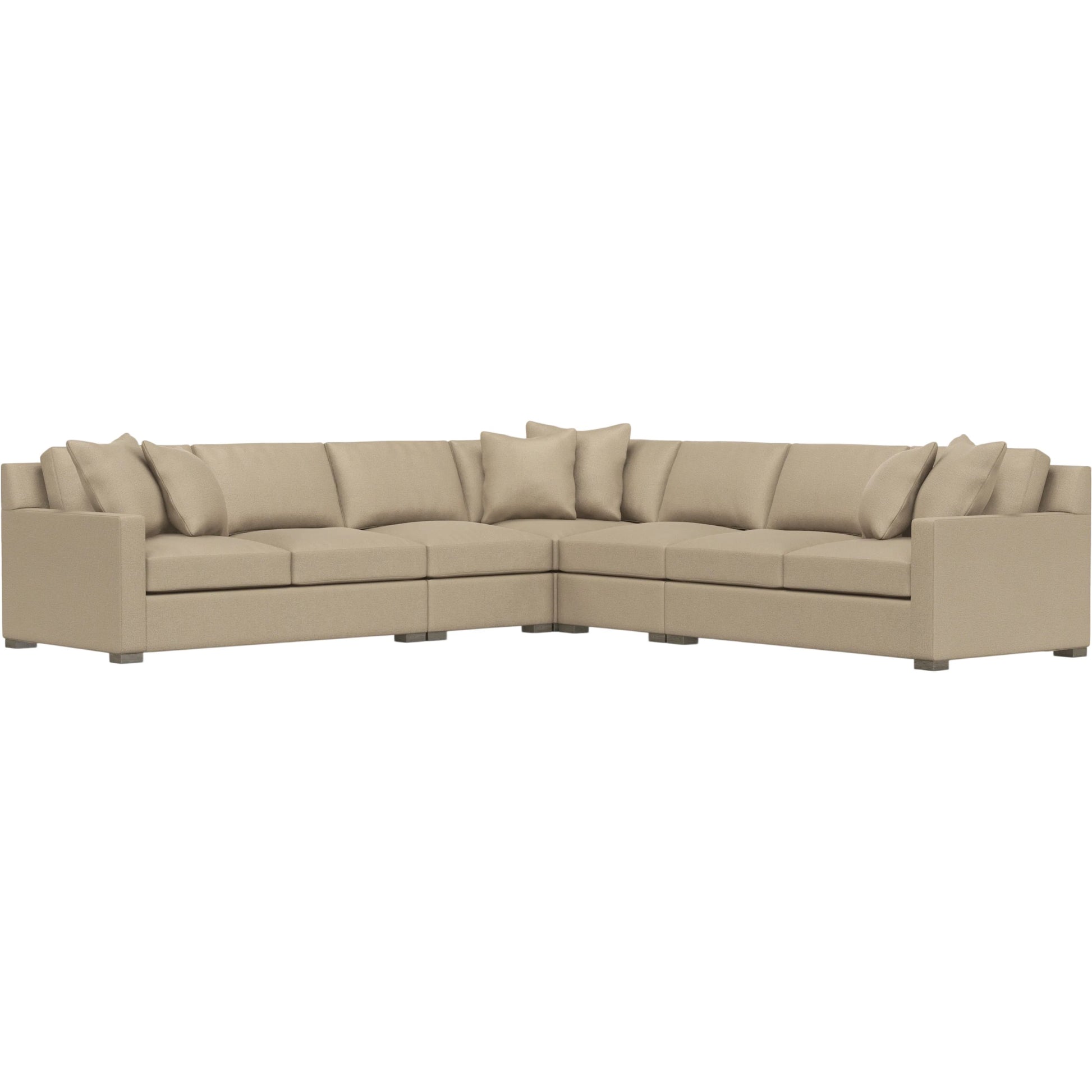 Kelsey 5-Piece Fabric Sectional by Bernhardt in wdf, 789 portobello. Made from unique in a unique style.