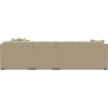 Kelsey 5-Piece Fabric Sectional by Bernhardt in wdf, 789 portobello. Made from unique in a unique style.