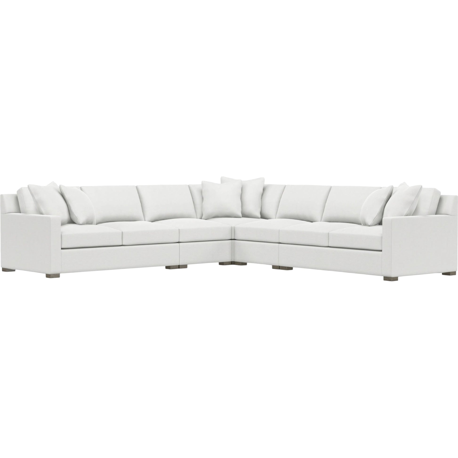 Kelsey 5-Piece Fabric Sectional by Bernhardt in wdf, 789 portobello. Made from unique in a unique style.